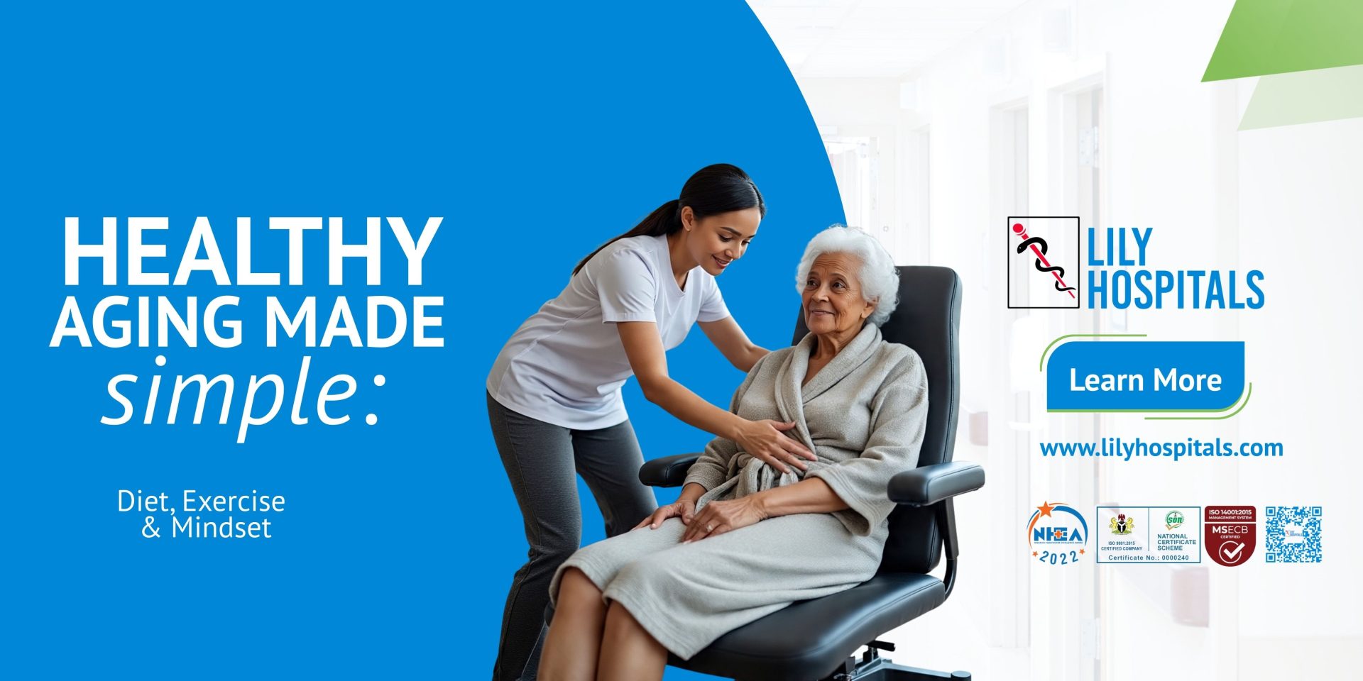 Healthy Aging Made simple: Diet, Exercise and Mindset